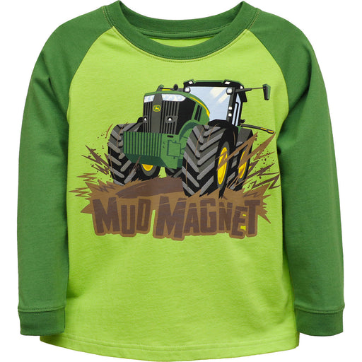 John Deere Boy Toddler Mud Magnet Long Sleeve Tee