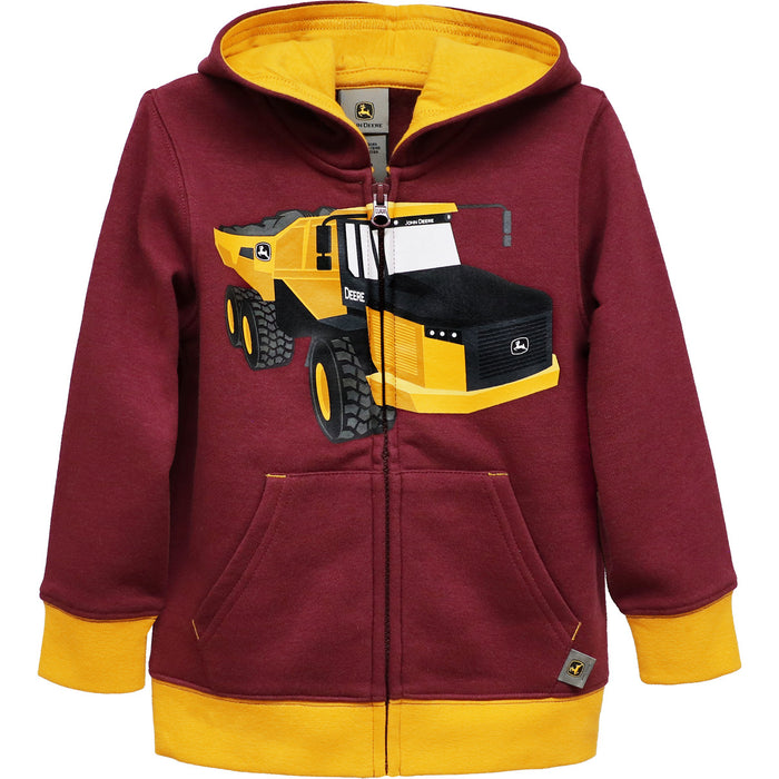 John Deere Boy Toddler Boy Zip Fleece Hoodie