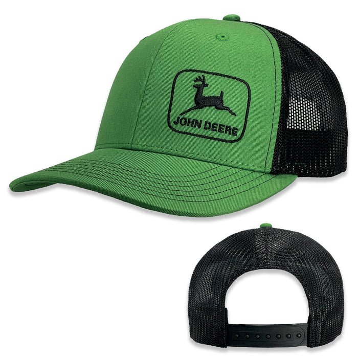 John Deere Moline 112 Black Mesh Back Cap