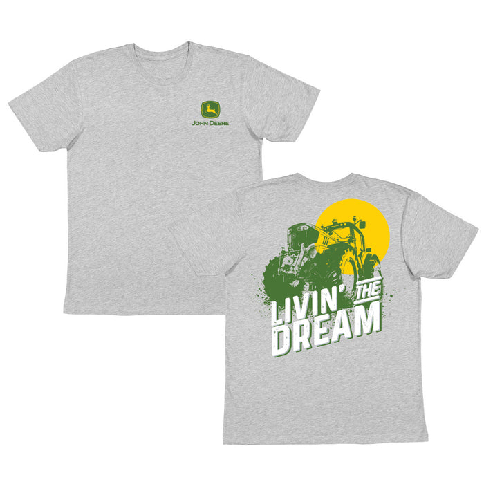 John Deere Mens Oxford Livin' the Dream Tee