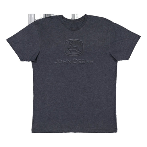 John Deere Men's Navy Embossed Classic Logo Tee