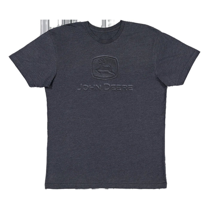 John Deere Men's Navy Embossed Classic Logo Tee