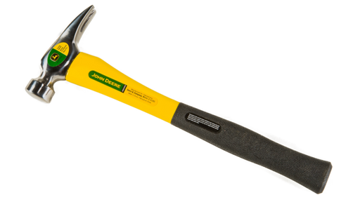 John Deere 21 oz Claw Pin Hammer