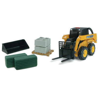 John Deere 1:16 Big Farm Skid Steer Set