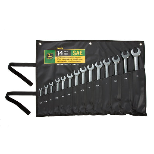 John Deere 14-Piece SAE Combination Wrench Set - TY19976