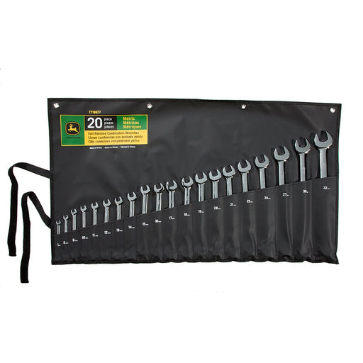 John Deere 20-Piece Metric Combination Wrench Set - TY19977