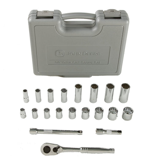 John Deere 20-Piece 3/4 inch SAE Socket Set