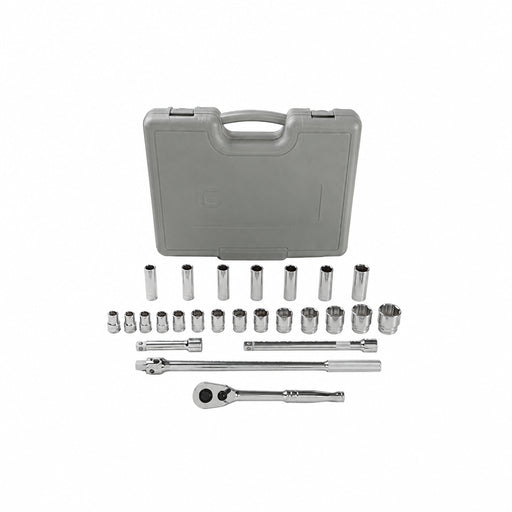 John Deere 25-Piece 1/2 inch Metric Socket Set