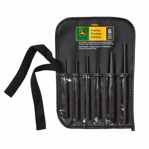 John Deere 6 Piece Pin and Punch Set