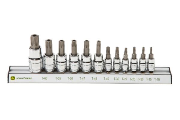 John Deere 12-Piece Tamper Resistant Star Bit Set