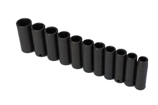 John Deere 8-Piece 3/8 inch Metric Deep Drive Impact Socket Set