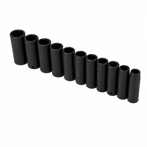 John Deere 8-Piece 3/8 inch Metric Deep Drive Impact Socket Set
