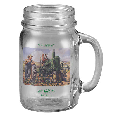 John Deere Lunchtime Drinking Jar