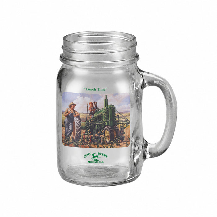John Deere Lunchtime Drinking Jar