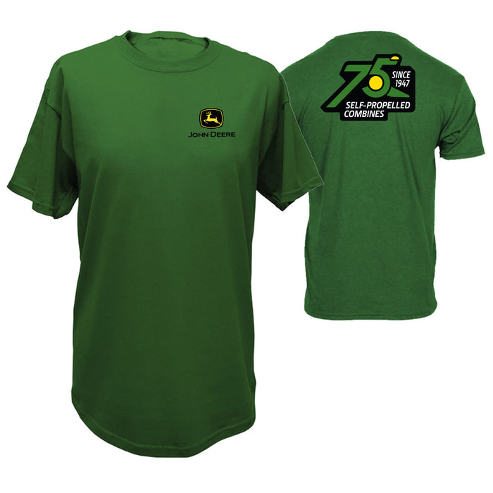 John Deere Mens Green 75th Anniversary Edition Tee