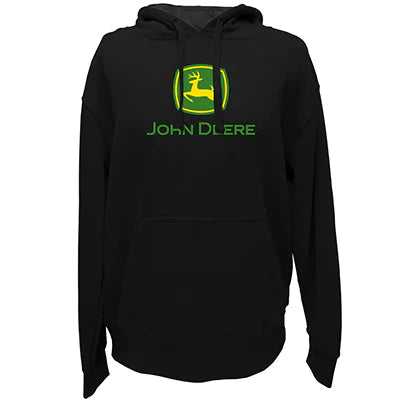 John Deere Mens Black TM Hoodie