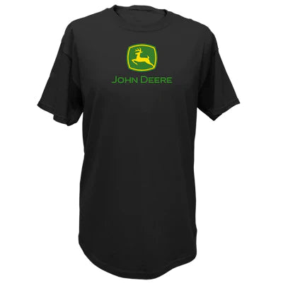 John Deere Mens Black Classic Logo Tee