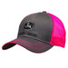 John Deere Womens Charcoal and Neon Pink cap